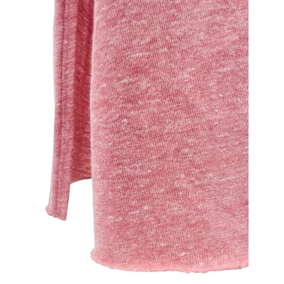 Free People Beach Pink Side Ruched & Slit Maxi Skirt | Coastal Boho Clean Girl M - Picture 4 of 16